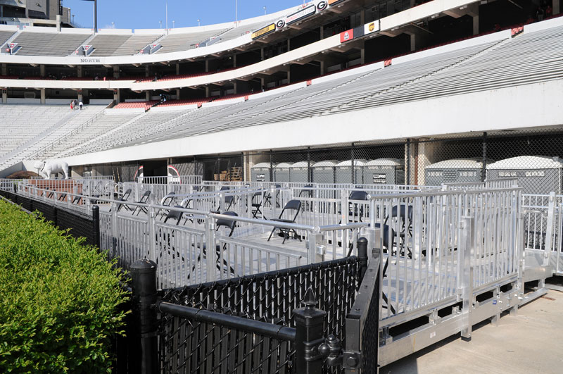 field level disability seating